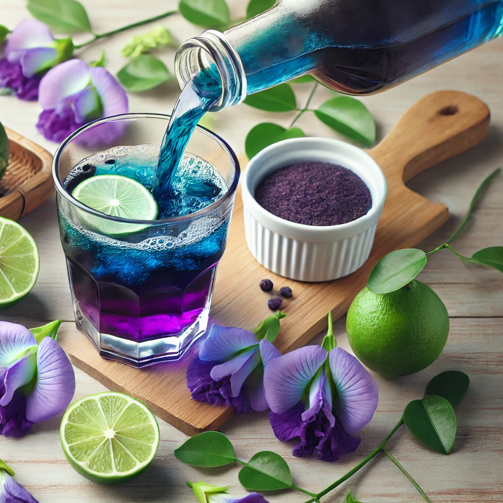 Butterfly Pea Flower & Lime: The Vibrant Wellness Duo